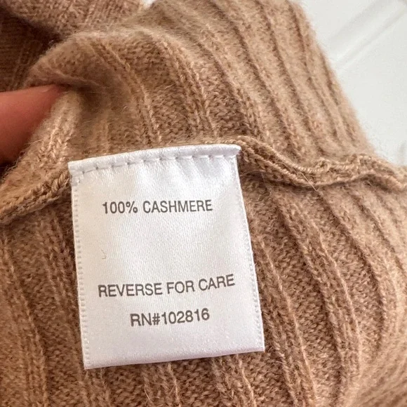 Garnet hill Cashmere Poncho Cape, small - Picture 3 of 6